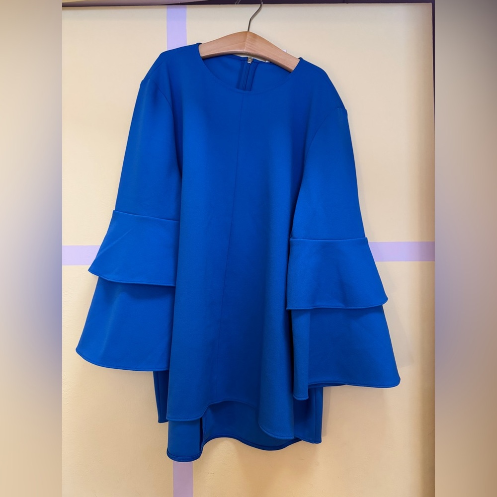 Tibi Vibrant Blue Top